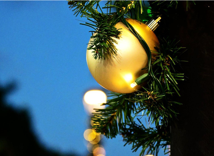 The Perfect Christmas Tree Skirt for Green Trees